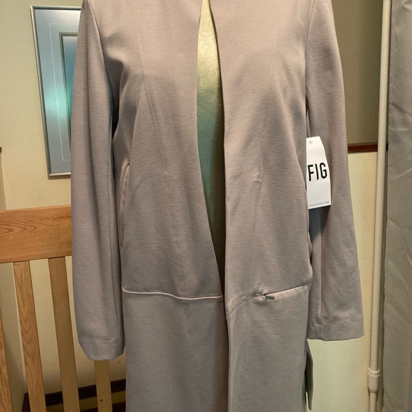 FIG *NWT* Trailhead Light Jacket- Blazer Style Open Front Longline (M) - Picture 6 of 15